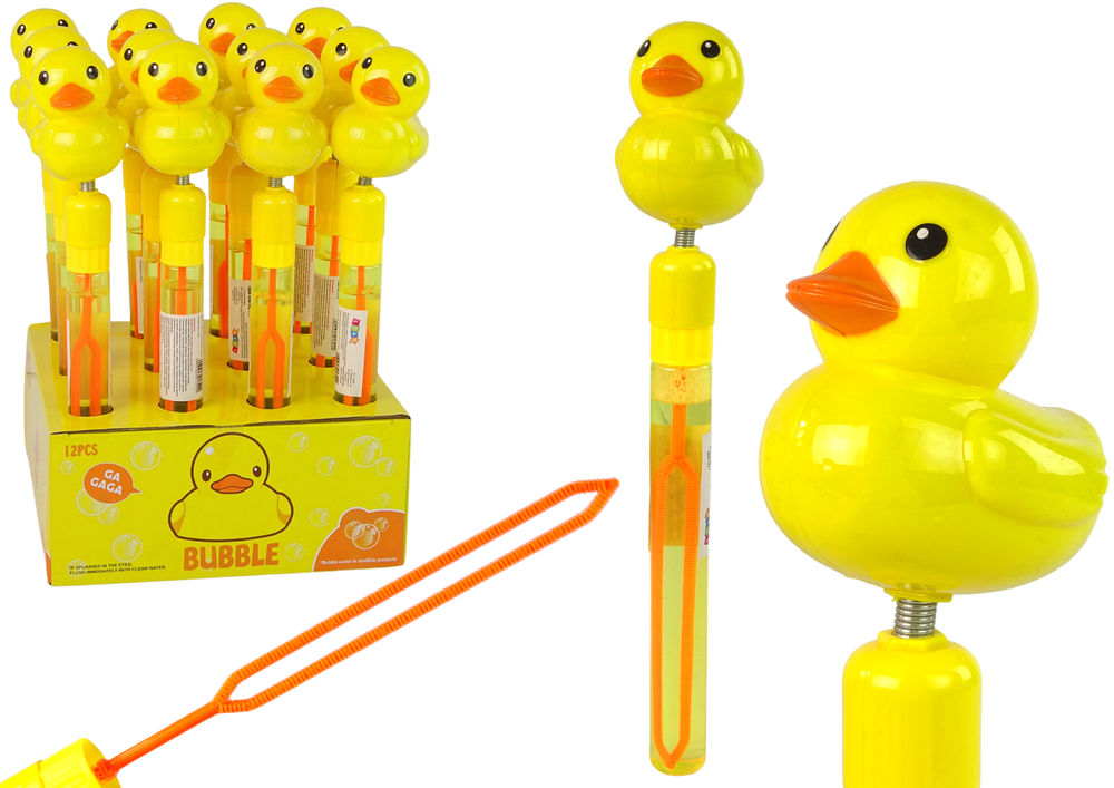 mamido Mydlové bubliny kačica žltá zvuk 29 cm