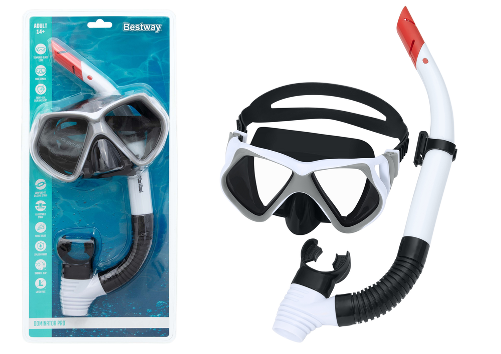 Bestway Potápačská súprava biela maska, Bestway šnorchlovanie 24069