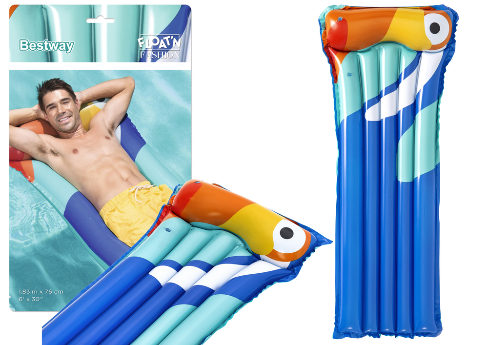 Bestway Vzduchový matrac Toucan modrý 183 x 76 cm Bestway 44021