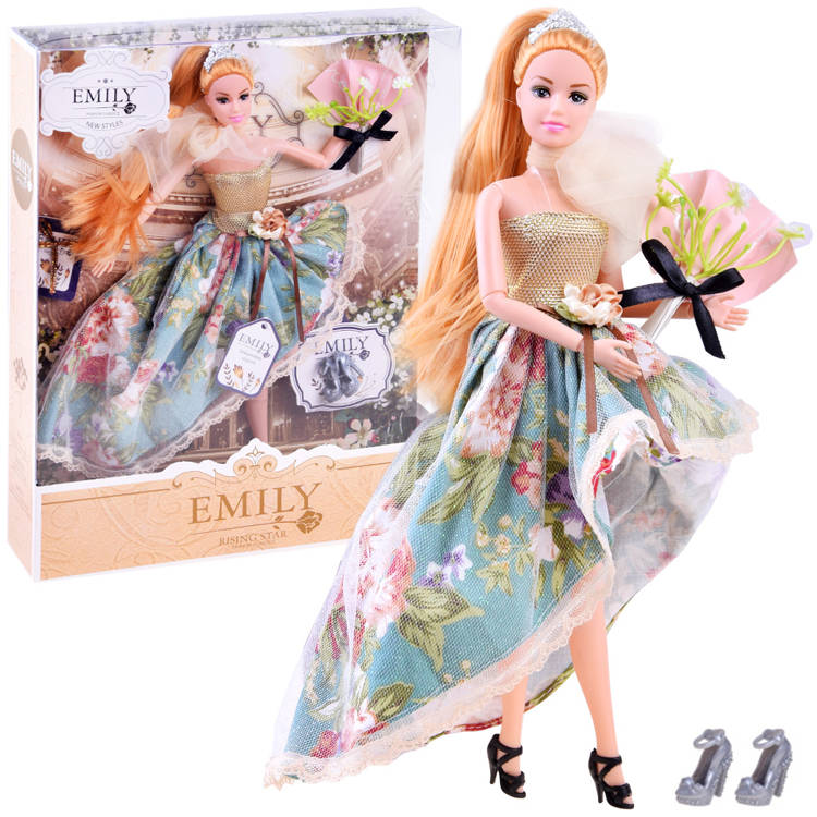 mamido Emily bábika v plesových šatách elegantné topánky