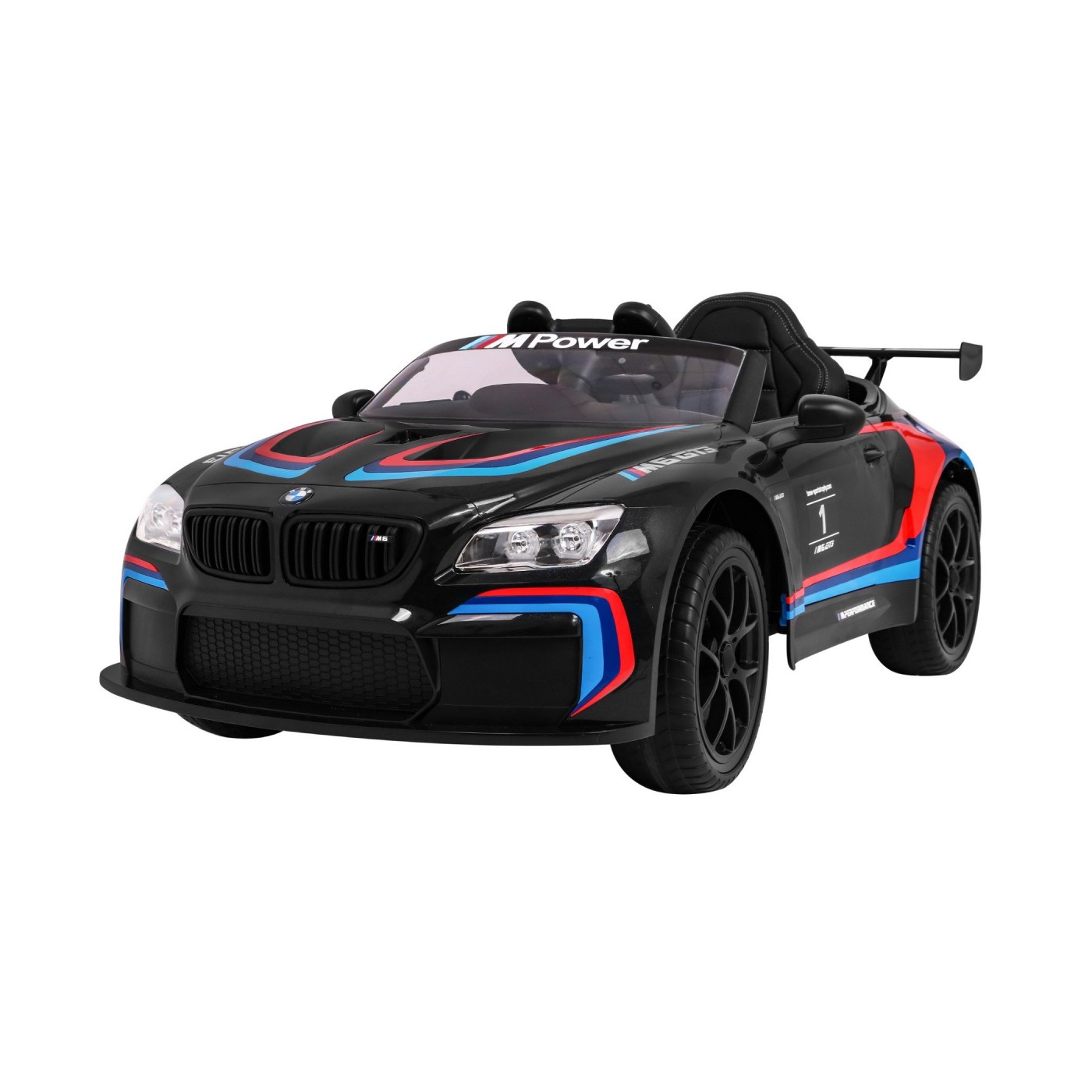 mamido Elektrické auto BMW M6 GT3 2 x 45W čierne