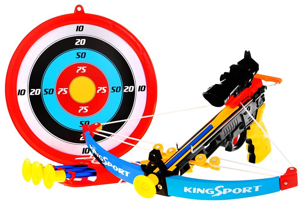 King Sport King Sport Bezpečná detská kuše s terčom a zameriavačom