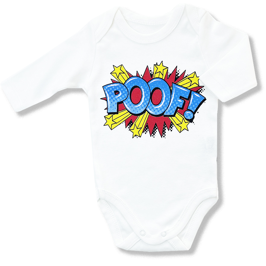 LULLABY Detské body - Poof! veľkosť: 62 (2-4m)