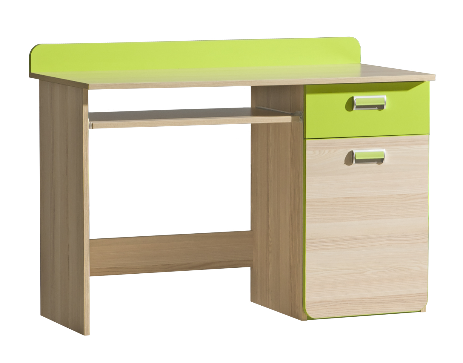 Dolmar Písací stolík CORNETO L10 Farba: Jaseň coimbra / zelená