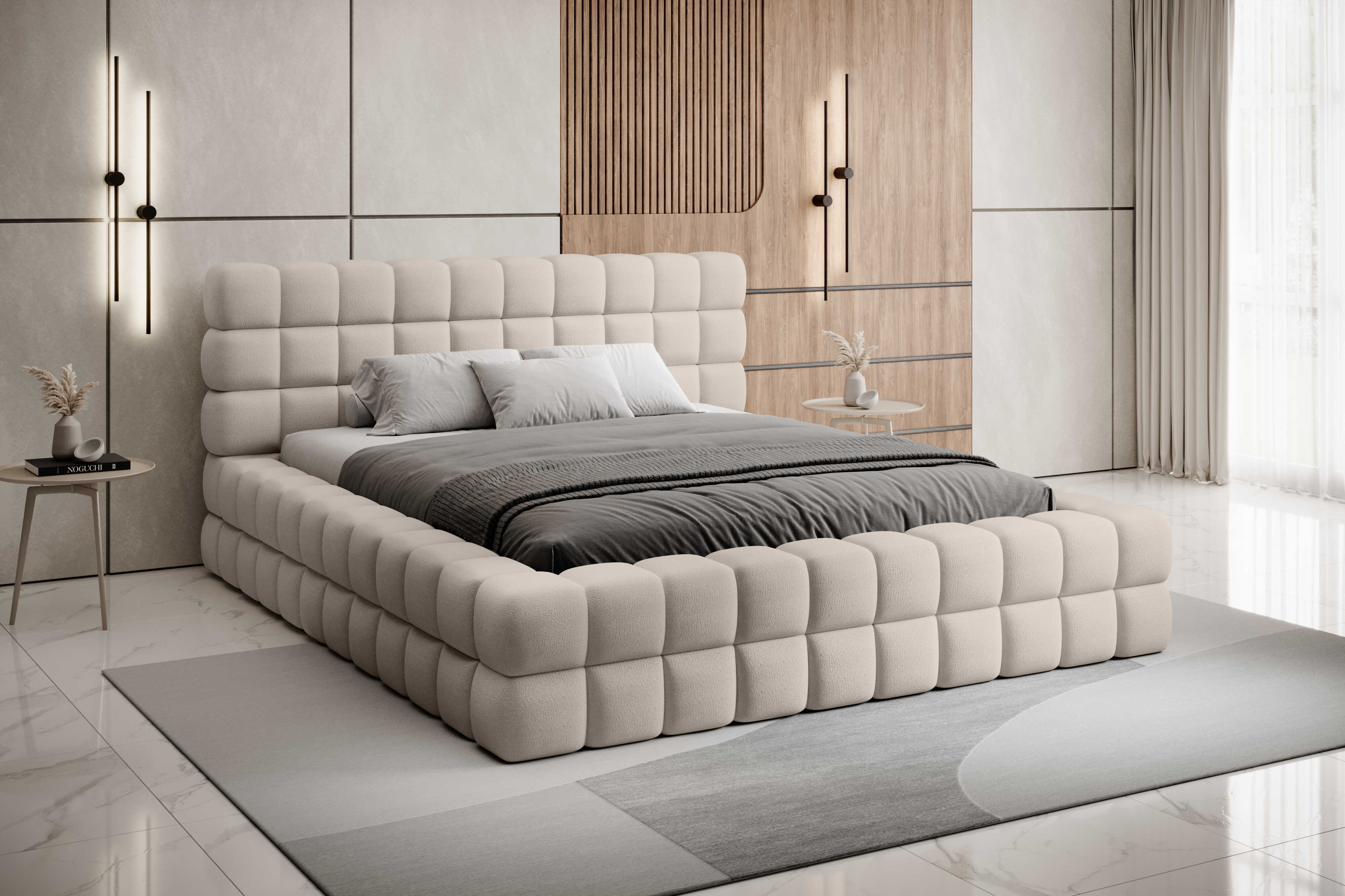 ArtElta Manželská posteľ DIZZLE | 140 x 200 cm Farba DIZZLE: Touch 18