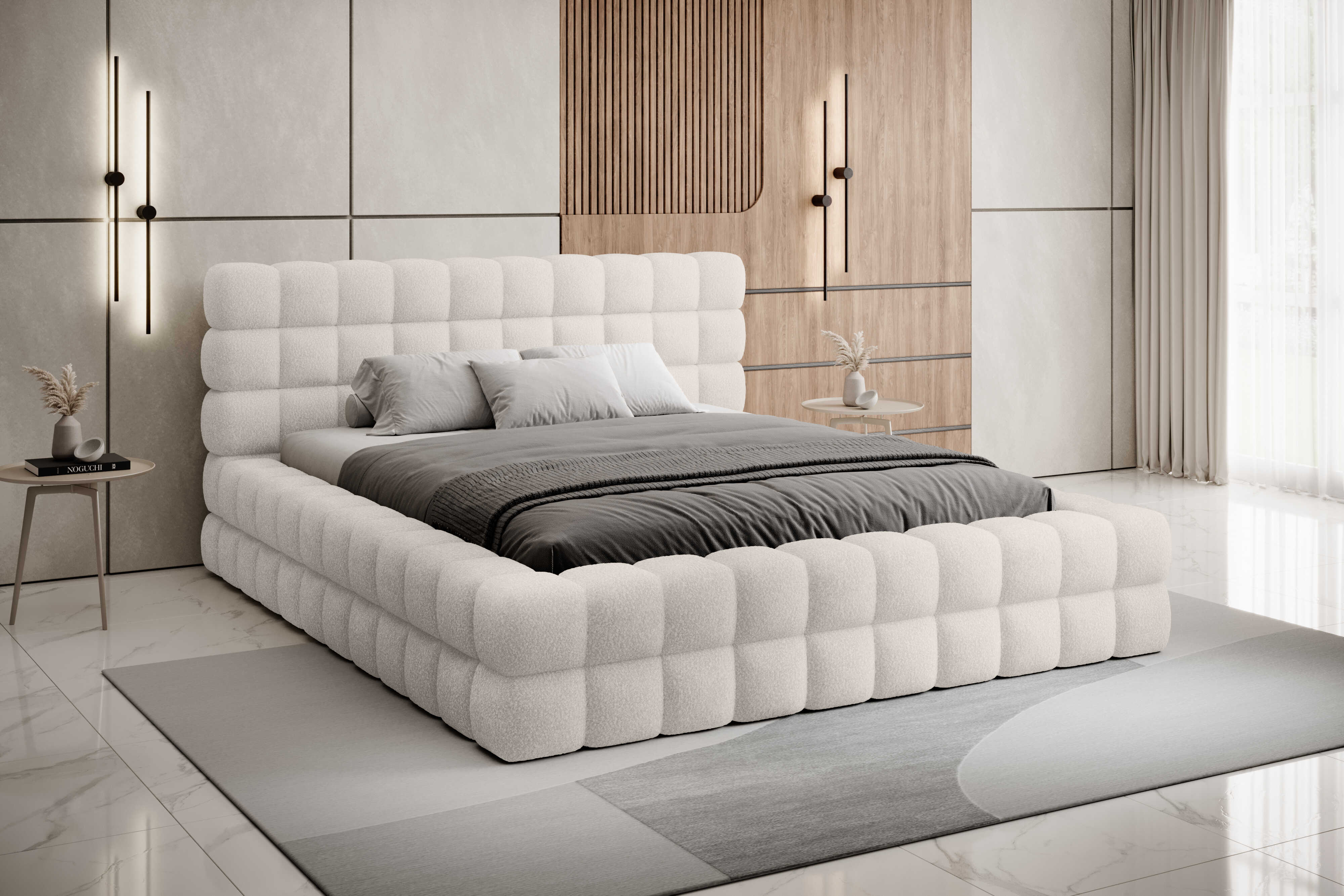 ArtElta Manželská posteľ DIZZLE | 160 x 200 cm Farba DIZZLE: Jaffray 01