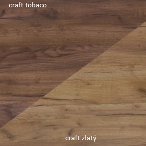 ArtCross TV skrinka SOLAR |  SLR 04 Farba: Craft tobaco / craft zlatý