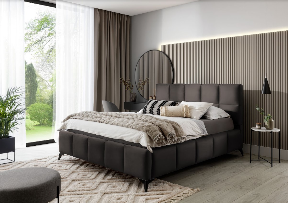 Artelta Manželská postel MIST | 160 x 200 cm barevné provedení: Riviera 97