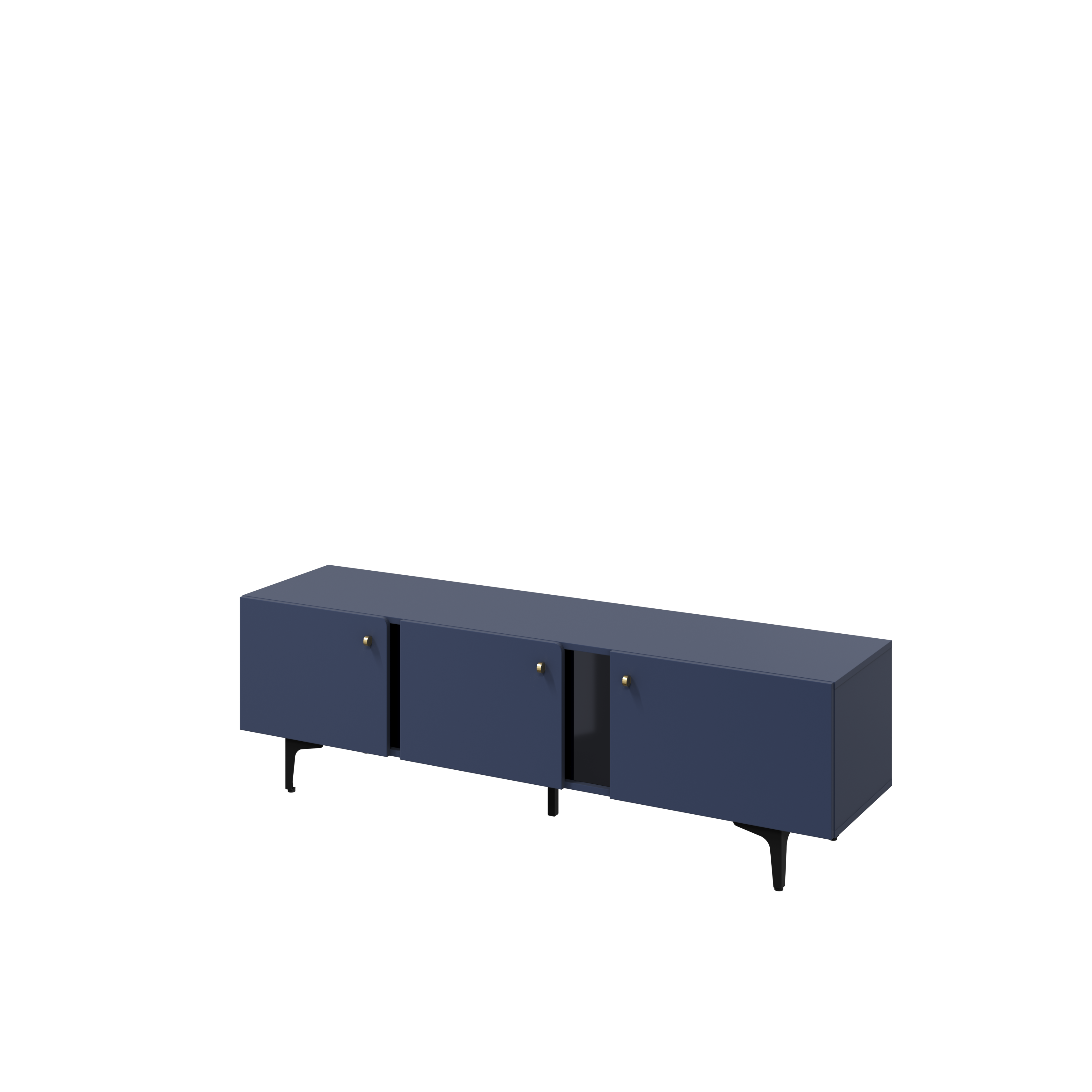 Dig-net nábytek TV stolek FARLEN 165 CS-06 | modrá