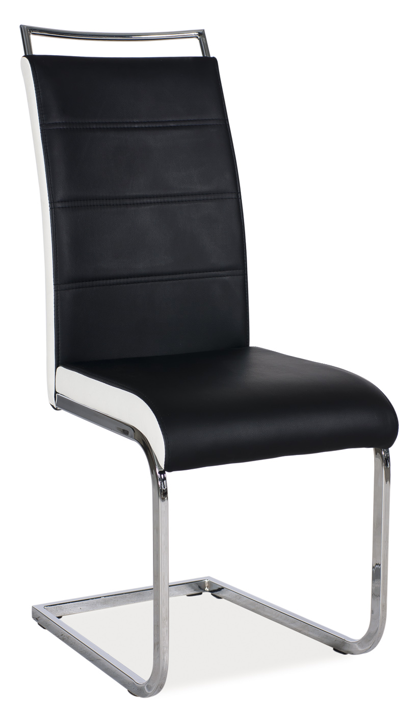 Signal Jídelní židle H-441 | ekokůže Barva: Černo-bílá
