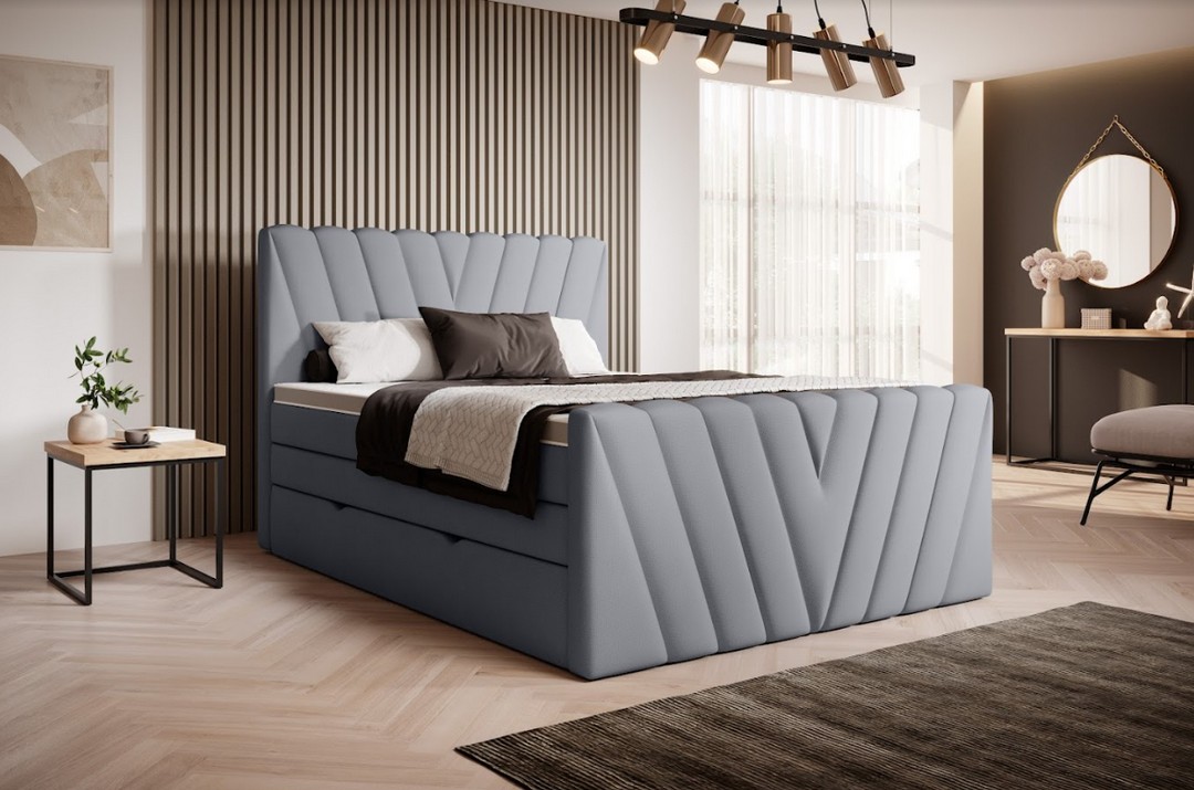 Artelta Manželská postel CANDICE Boxspring | 140 x 200 cm Barva: Poco 04