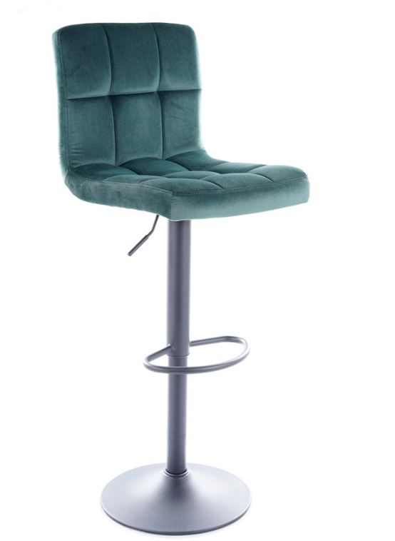 Signal Barová židle C-105 | Velvet Barva: Modrá / Bluvel 86