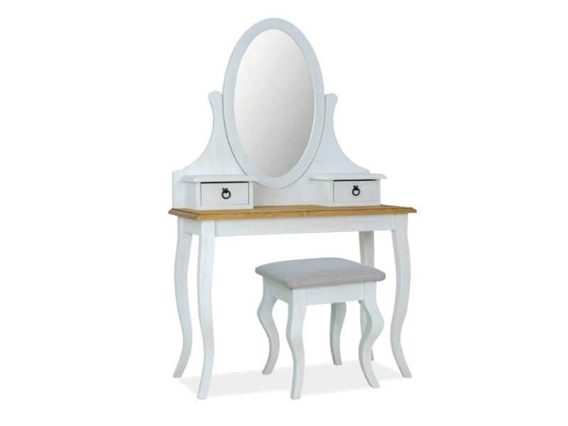 Signal Toaletní stolek POPRAD s taburetkou