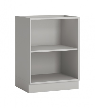 ArtExt Kuchyňská skříňka vysoká pro vestavnou lednici FLORENCE lesk | D14DL 60 207 Barva korpusu: Grey