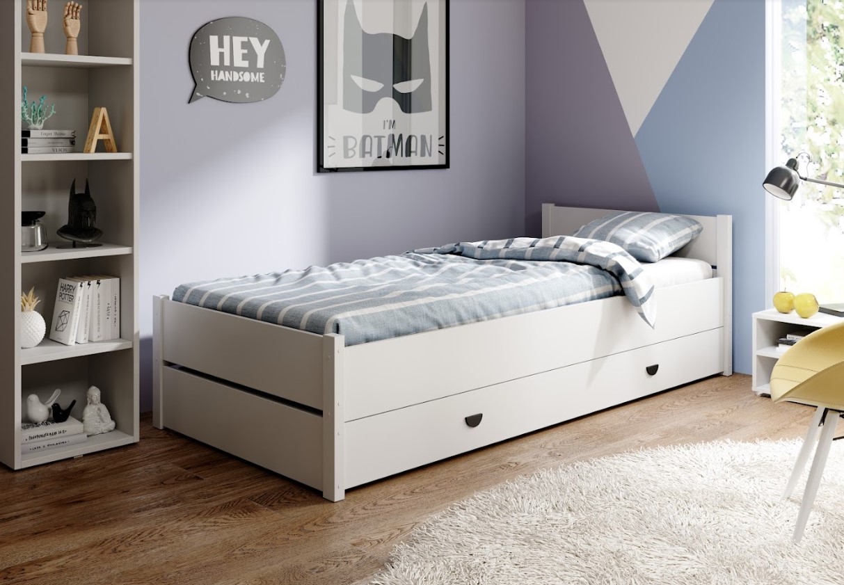ArtAdrk Jednolůžková postel MARCELLO | 90 x 200 cm Provedení: s úložným prostorem