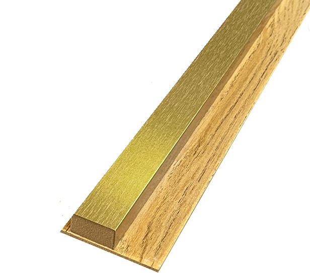 ArtLay Lamelový panel PM2 | dubový podklad Barva: zlatá