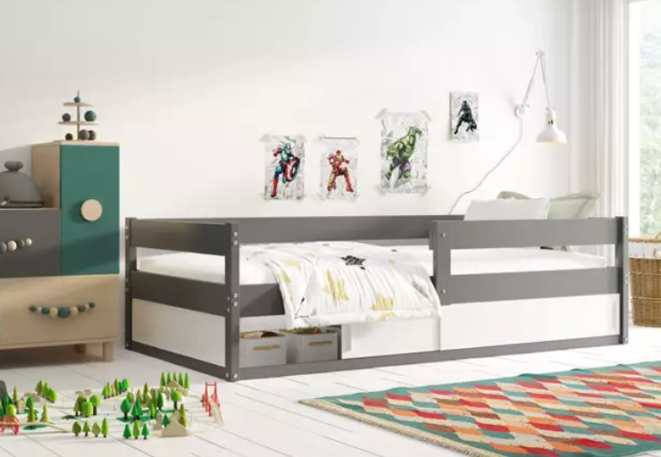 BMS Dětská postel HUGO | 80 x 160 cm Barva: Grafit