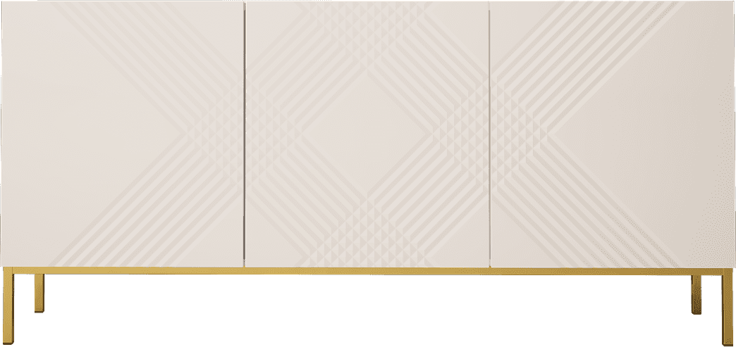 ArtSft Komoda SERO 160 Barva: bílý lesk