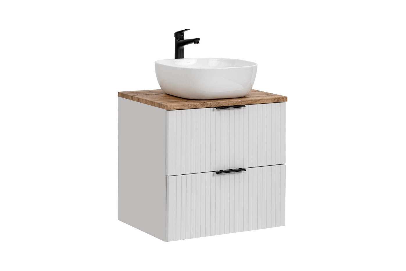 ArtCom Koupelnová skříňka s umyvadlem a deskou ADEL White DU60/1 | 60 cm