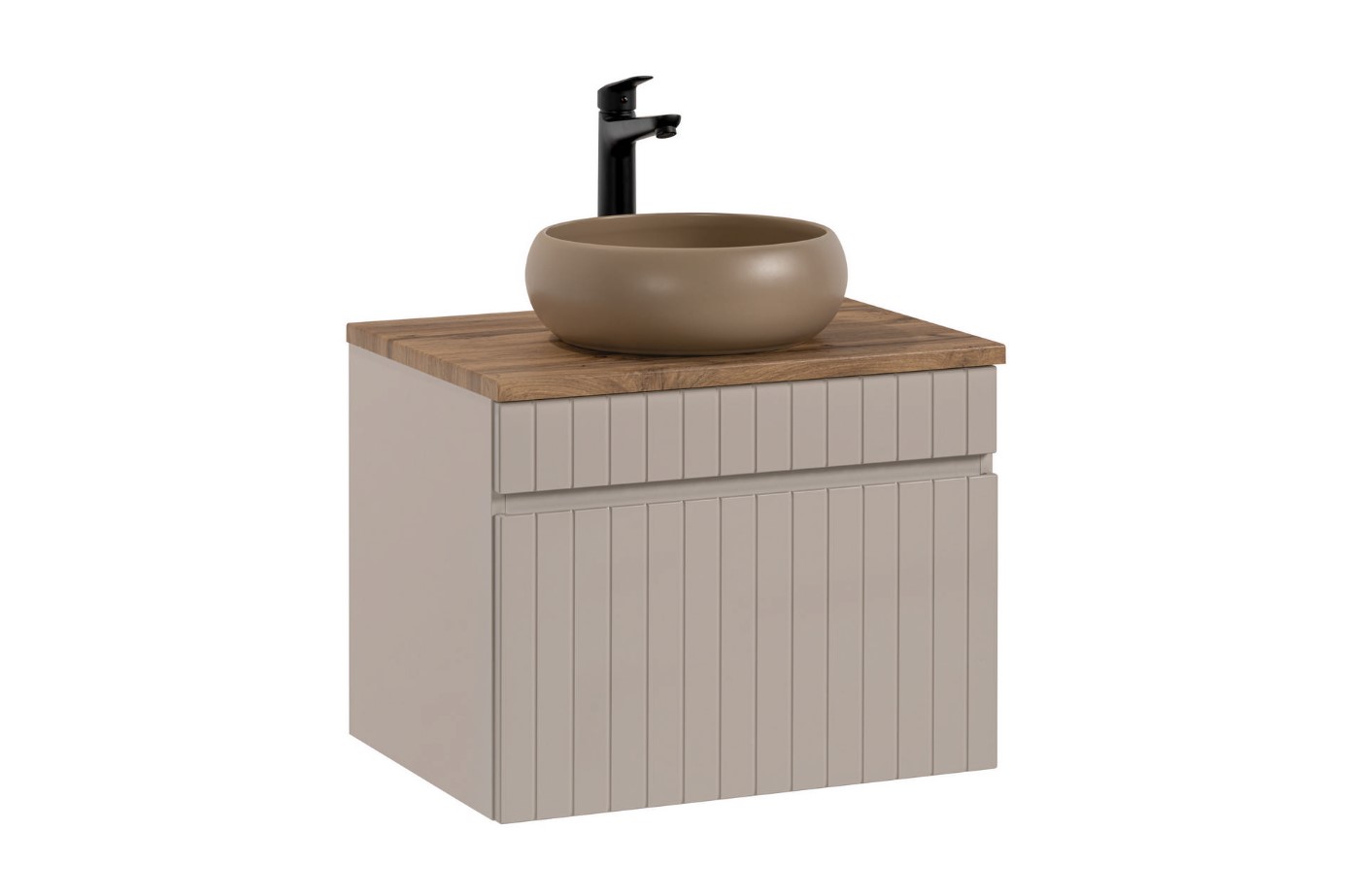 ArtCom Koupelnová skříňka s umyvadlem a deskou ICONIC Cashmere DU60/1 | 60 cm