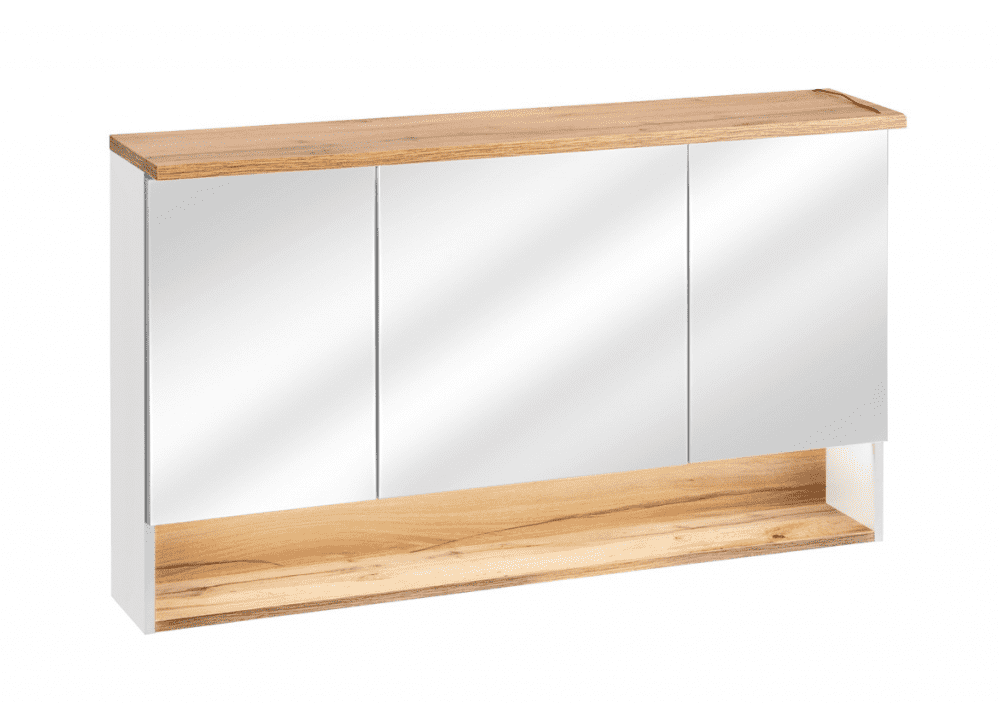 ArtCom Zrcadlová koupelnová skříňka BAHAMA White 843 | 120 cm