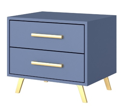 ArtStol Noční stolek BALI Barva: Modrá