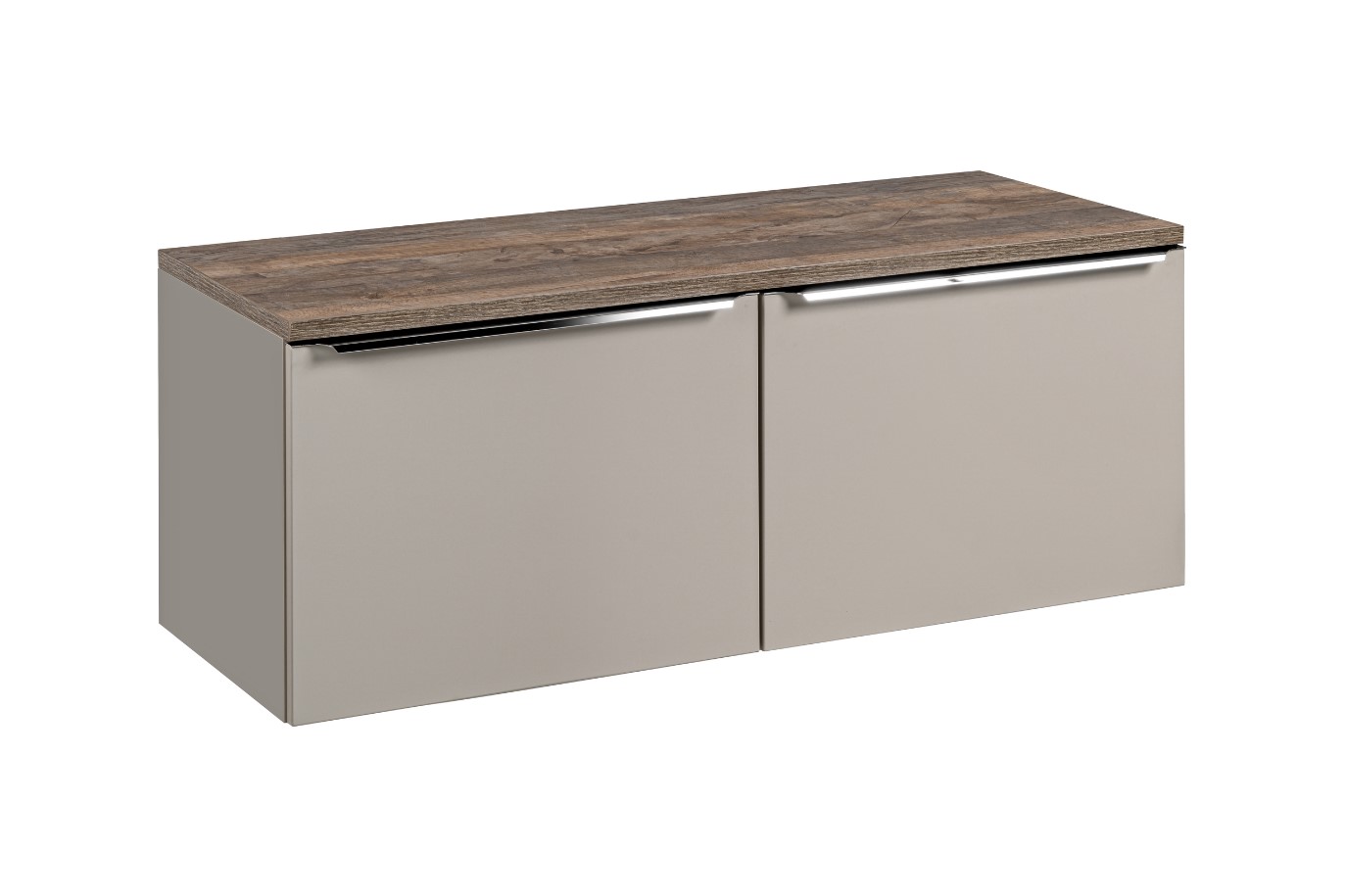 ArtCom Koupelnová skříňka s deskou SANTA Fe Taupe D120/1 | 120 cm