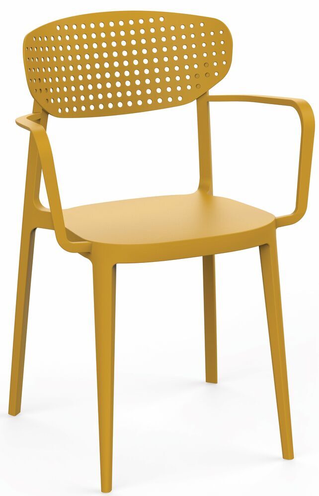 ArtRoja Zahradní židle AIRE ARM | hořčicově žlutá