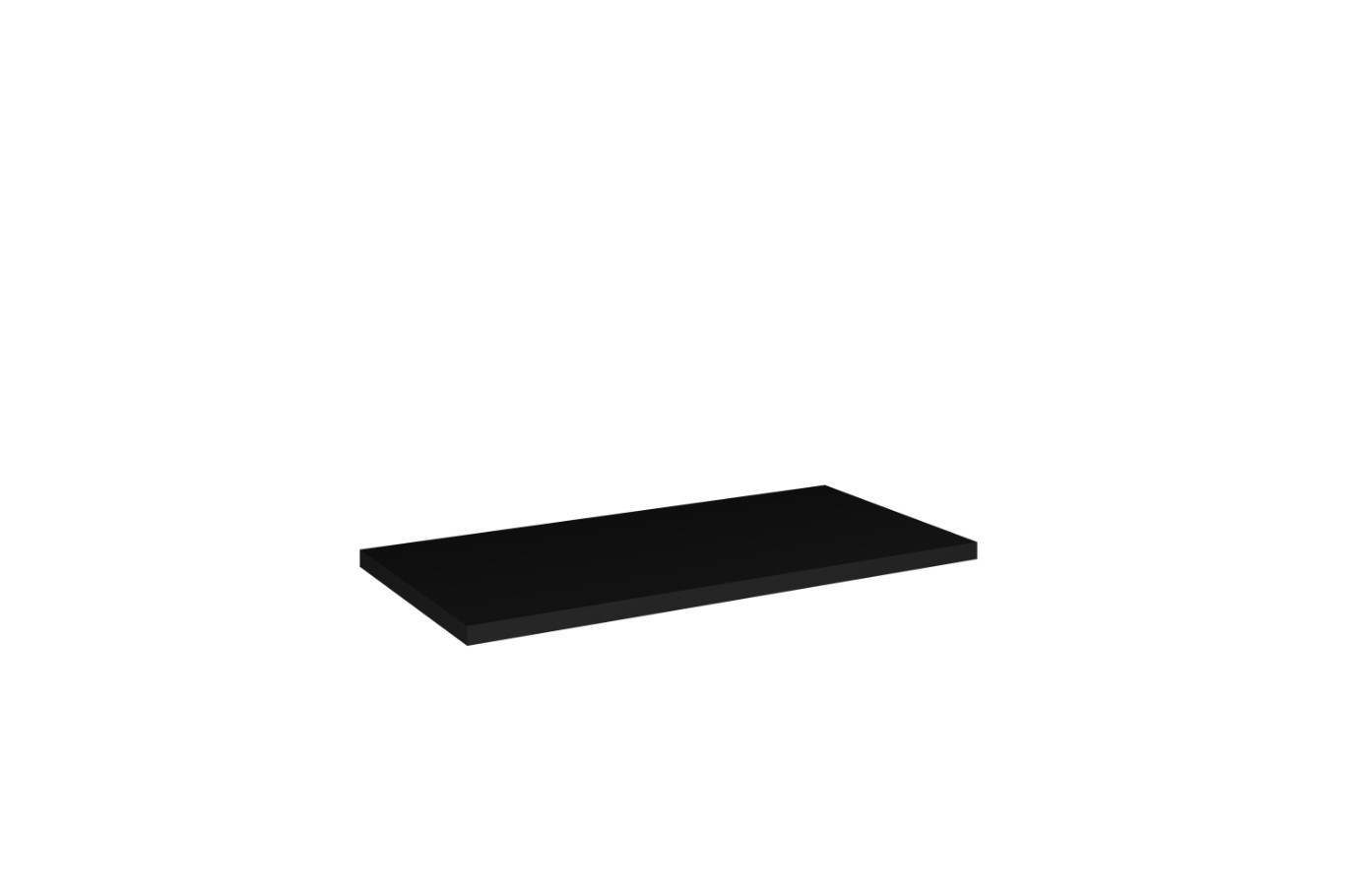 ArtCom Deska pod umyvadlo NOVA Black Typ: Deska 120 cm / 89-120
