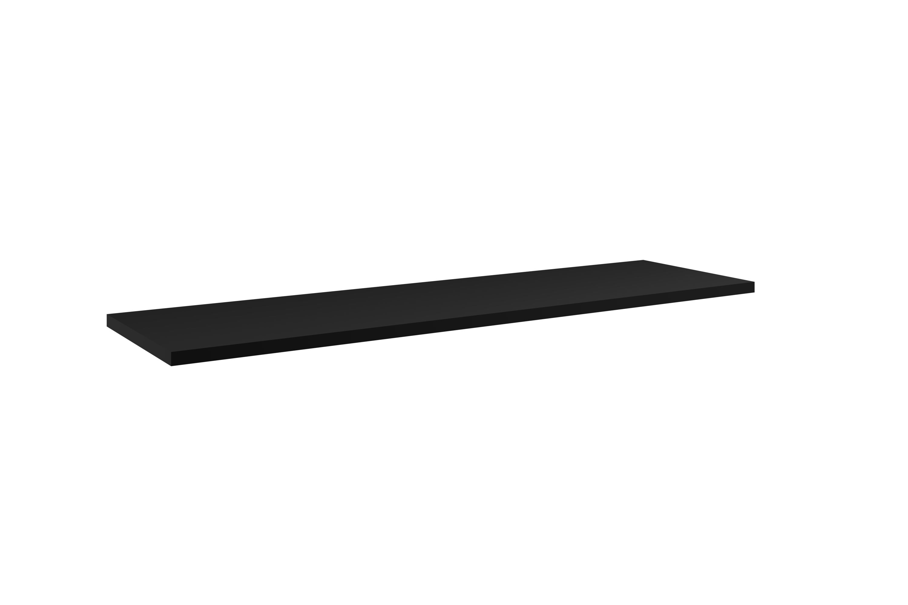 ArtCom Deska pod umyvadlo NOVA Black Typ: Deska 160 cm / 89-160