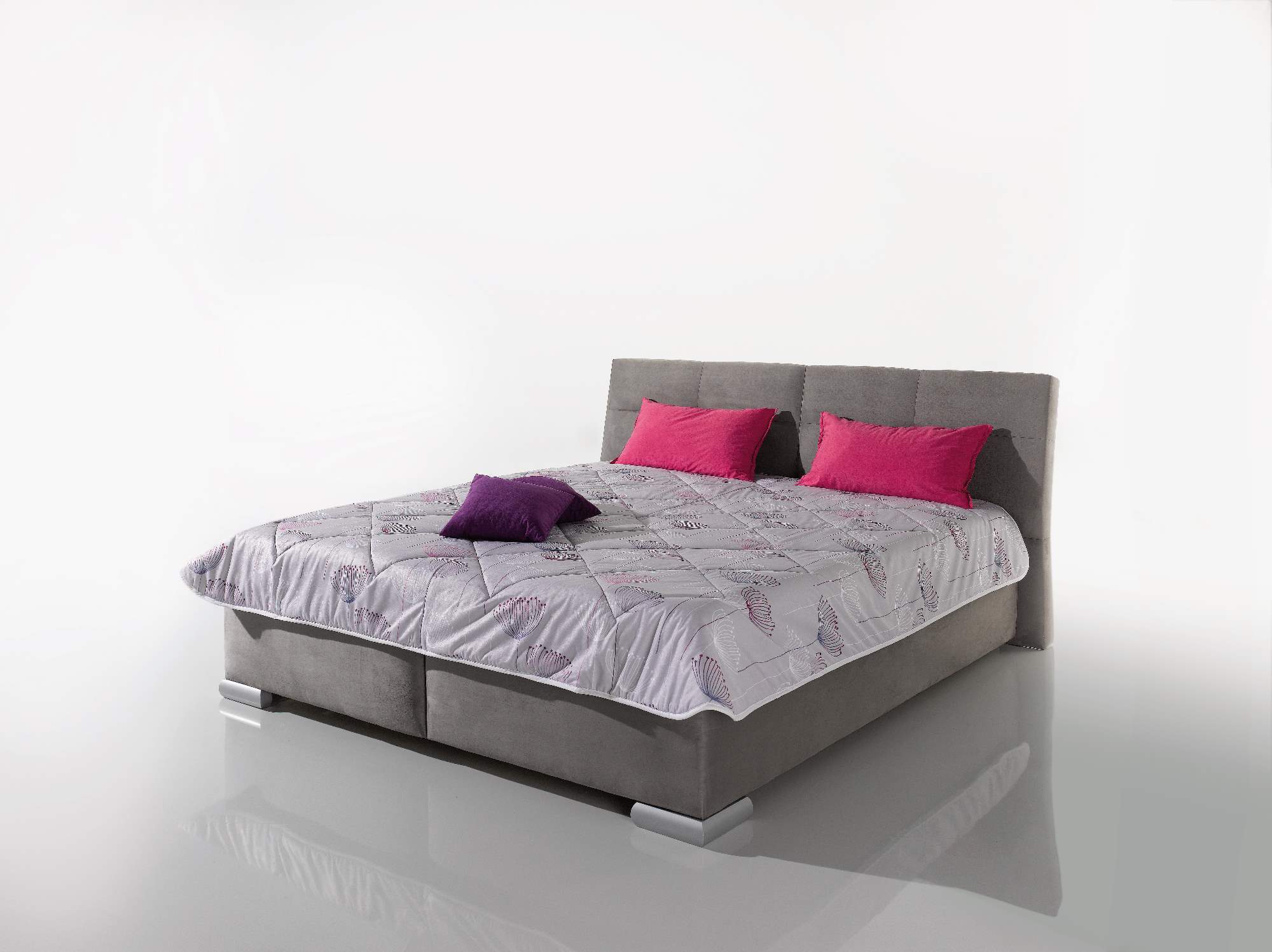 New Design Manželská postel LUSSO 160 | ND3 Varianta: s roštem / ND3 s matrací CONTINENTAL
