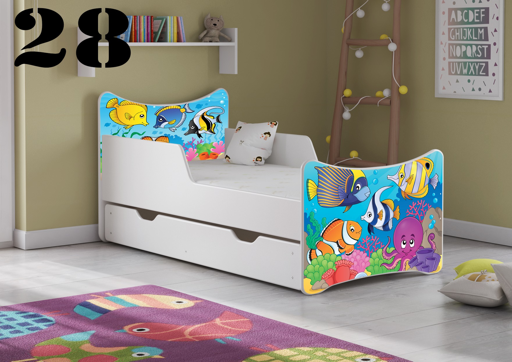 Detská posteľ SMB Pes a mačka 16 Provedení: Obrázek č.28