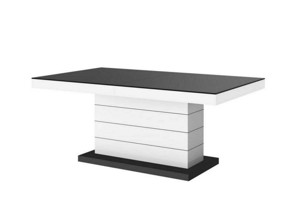 Hubertus Konferenční stolek MATERA LUX MAT Barva: černá/bílá
