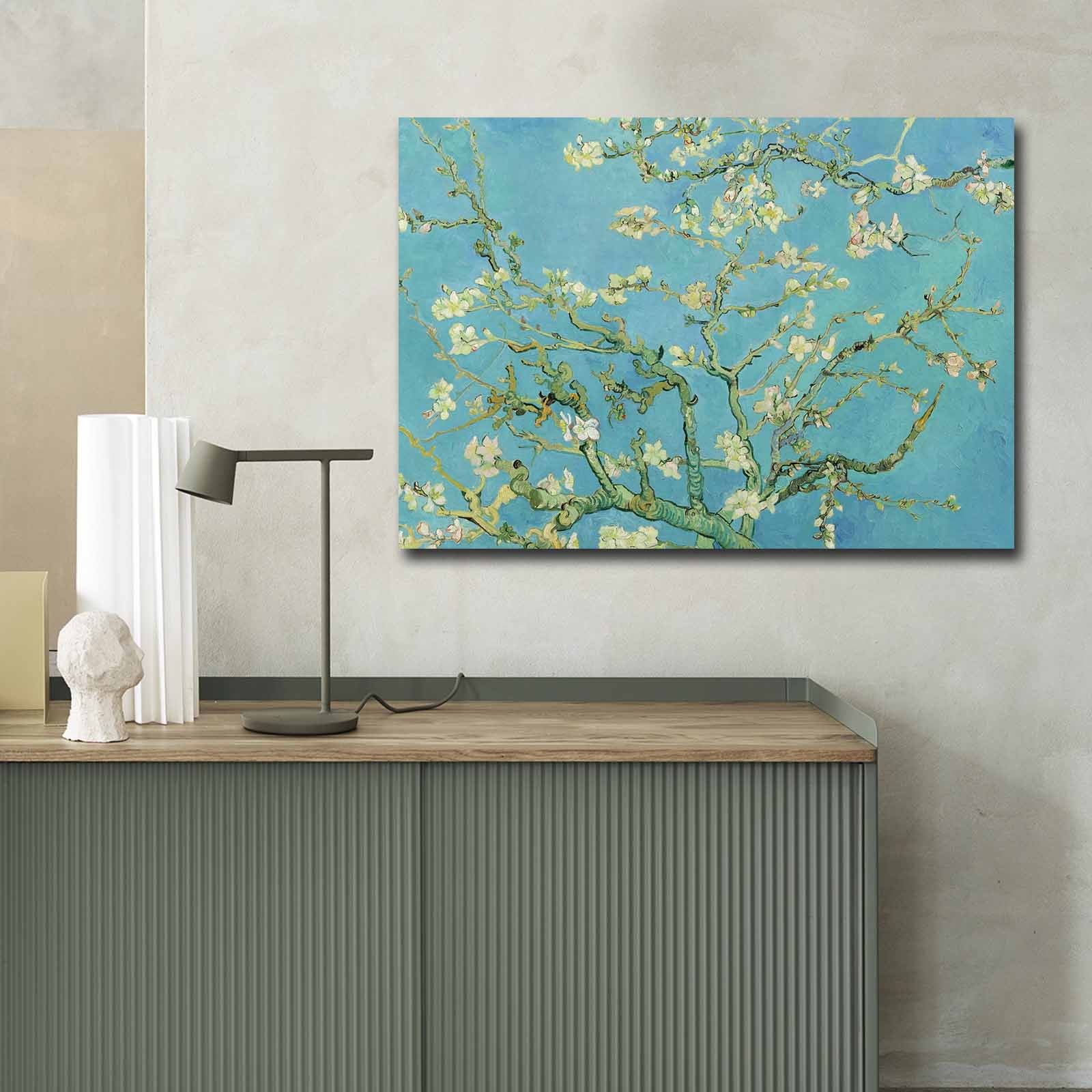 ASIR Obraz na plátně reprodukce ALMOND BLOSSOM V. V. GOGH 100cm