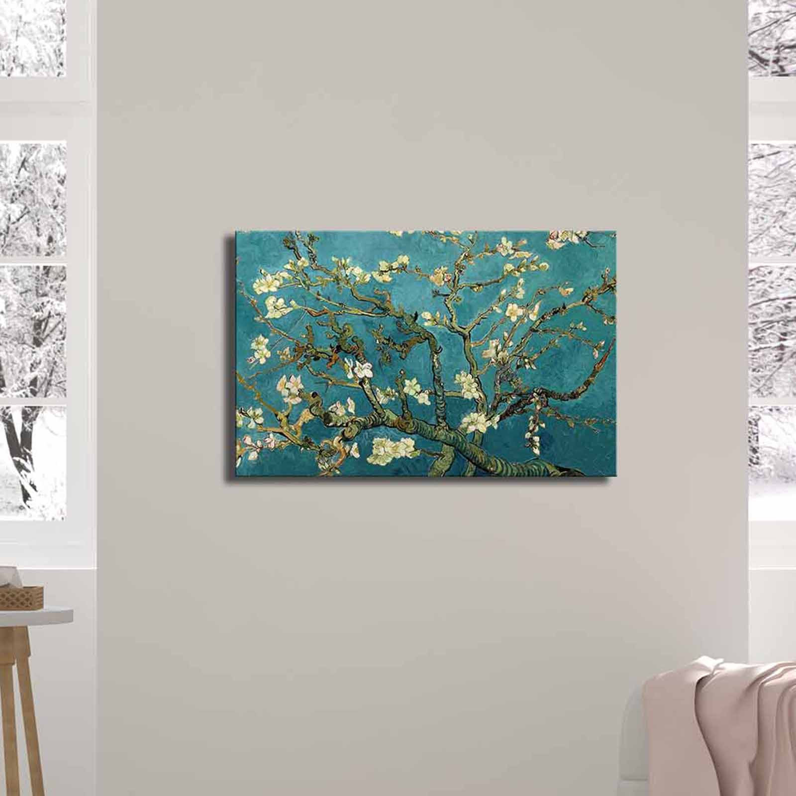 ASIR Obraz na plátně reprodukce ALMOND BLOSSOM V. V. GOGH 45 cm