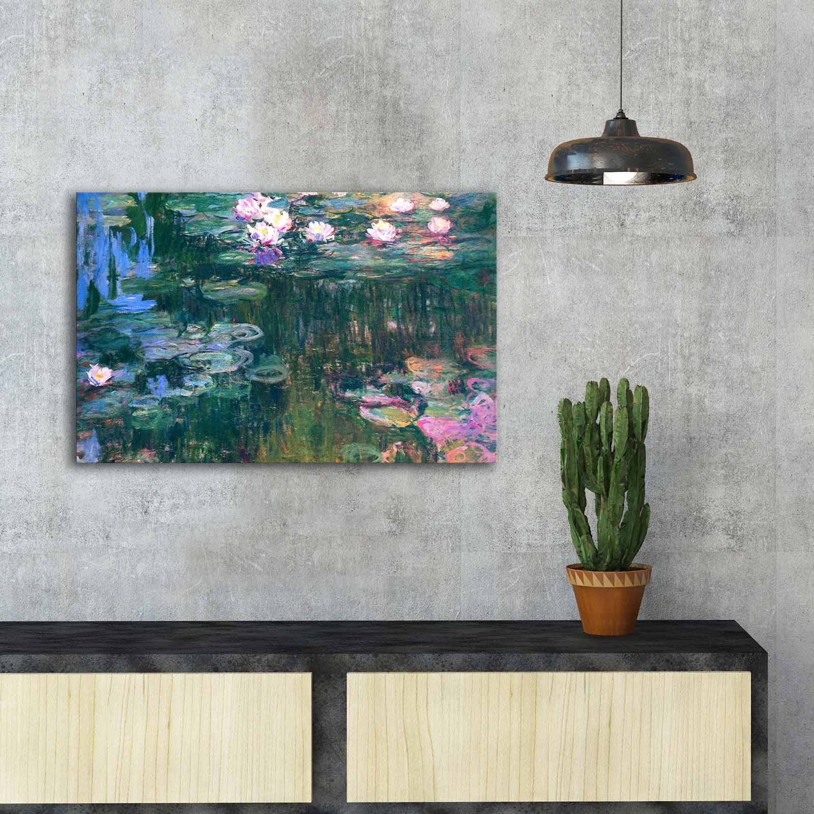 ASIR Obraz na plátně reprodukce WATER LILIES C. MONET 45 cm