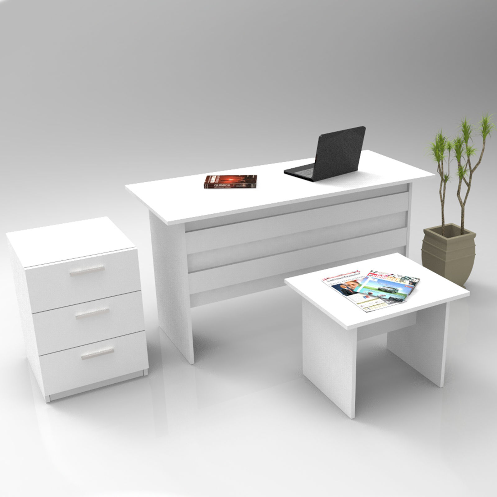 ASIR Set kancelářského nábytku VO9 bílý