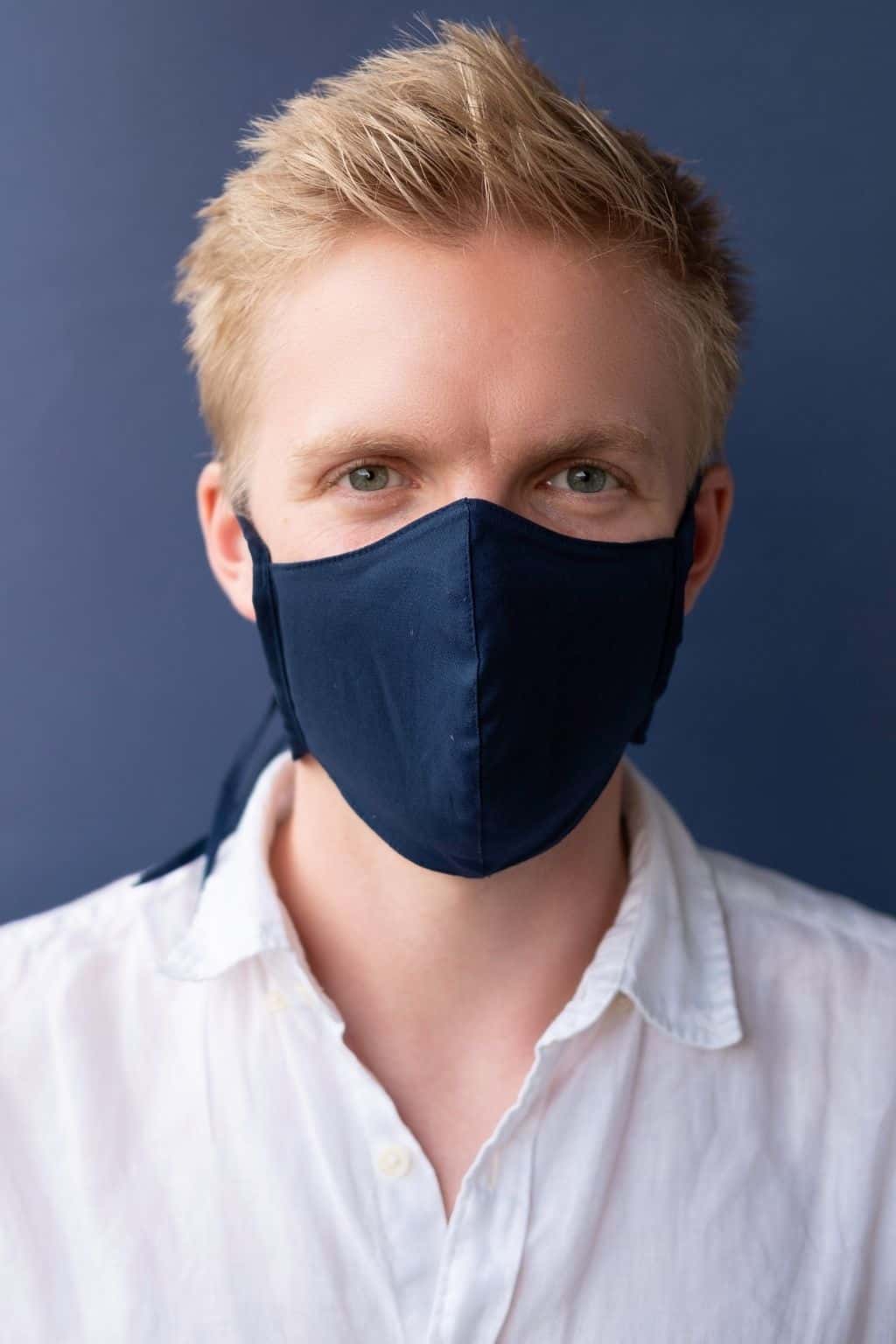 NANO MEDICAL Rouška maska s filtrem NANO MED.CLEAN | 1 rouška + 10 filtrů Varianta: Modrá L/XL