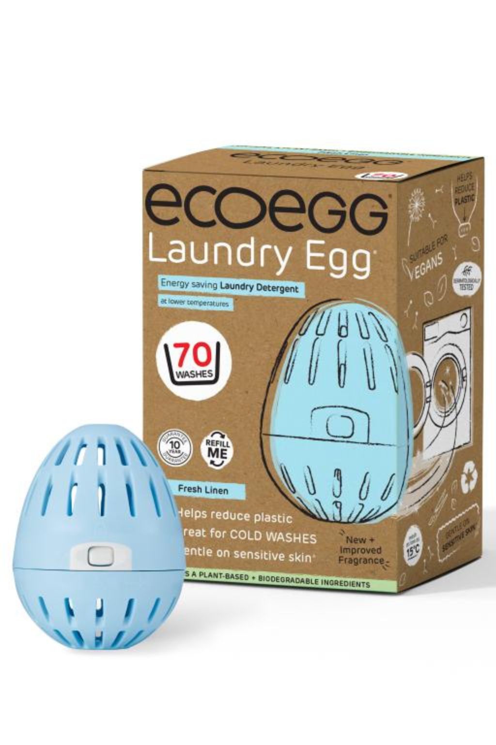 Ecoegg prací vajíčko svěží bavlna Počet praní: 70