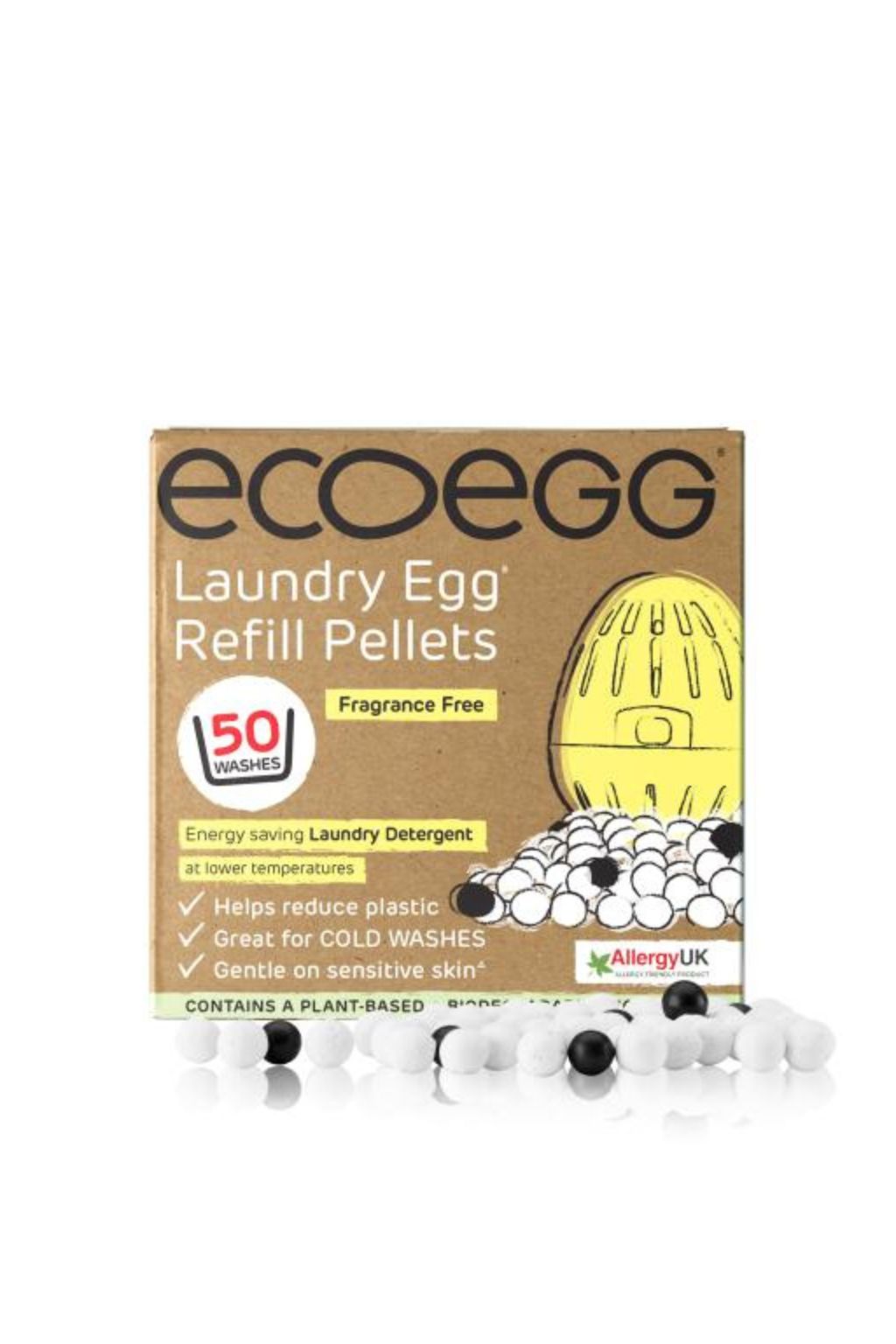 Ecoegg Náhradní náplň pro prací vajíčko bez vůně Počet praní: 50