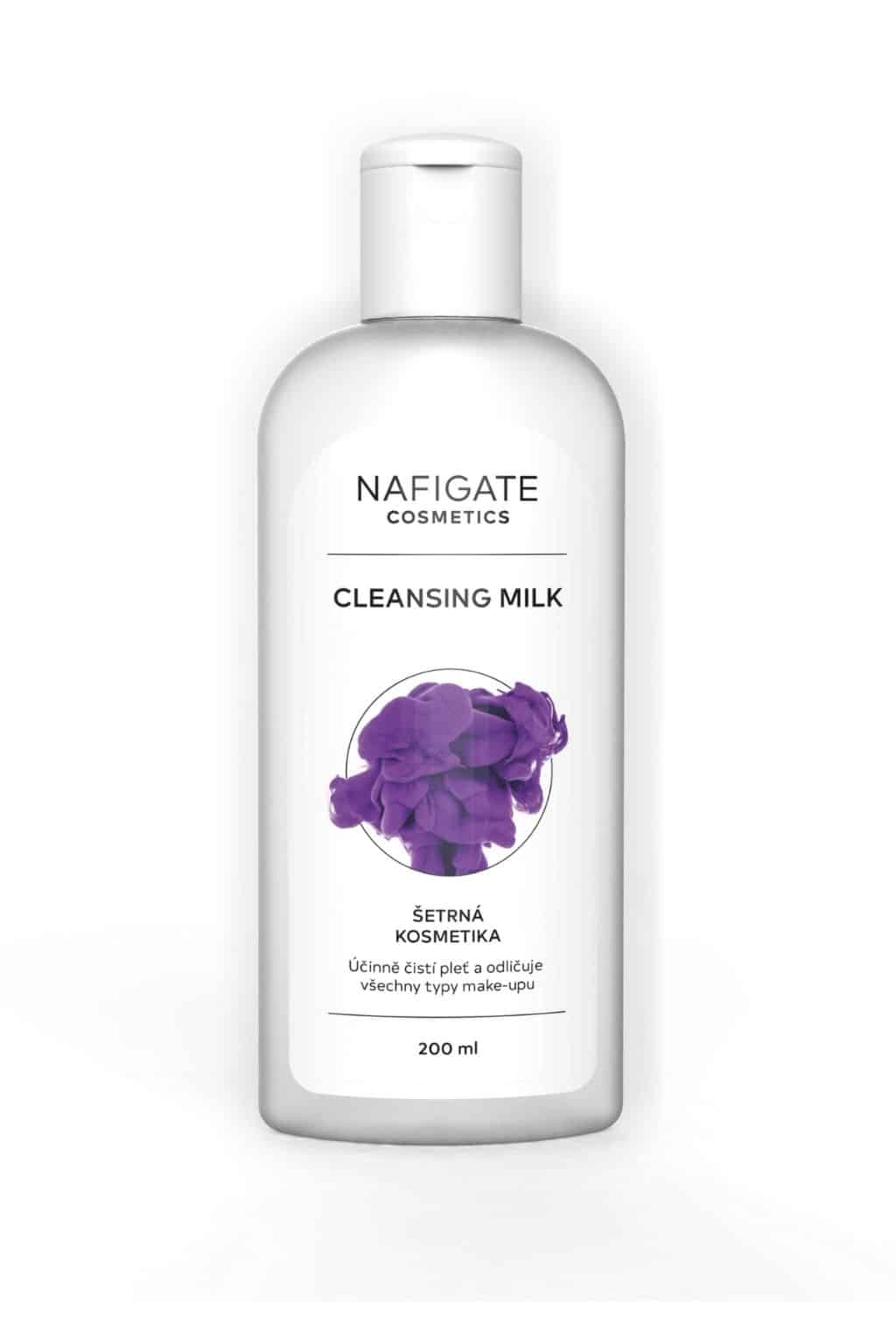 NAFIGATE Šetrné odličovací mléko Cleansing Milk 200 ml