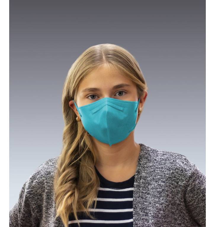 PARDAM - český výrobce respirátorů BreaSAFE Nanovlákenná maska BreaSAFE COMMUNITY MASK KIDS Varianta: tyrkysová