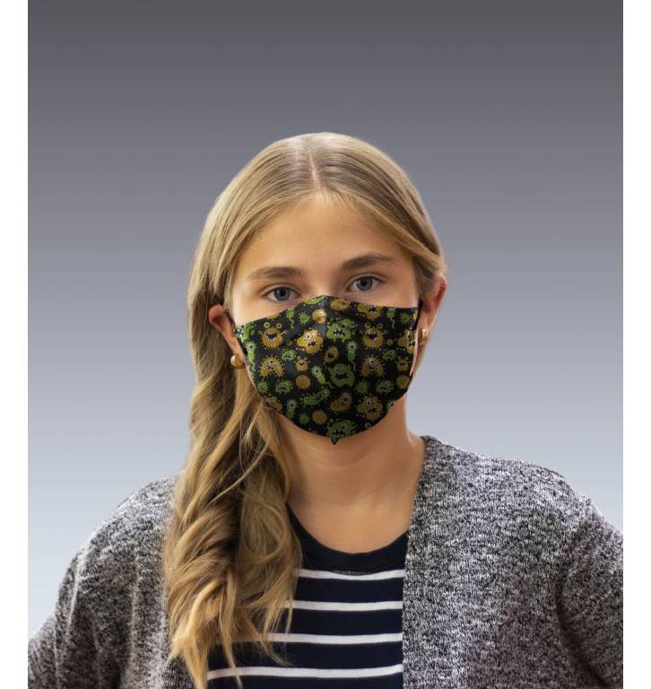 PARDAM - český výrobce respirátorů BreaSAFE Nanovlákenná maska BreaSAFE COMMUNITY MASK KIDS Varianta: bacily