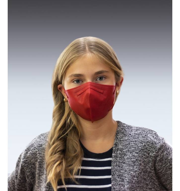 PARDAM - český výrobce respirátorů BreaSAFE Nanovlákenná maska BreaSAFE COMMUNITY MASK KIDS Varianta: bordó