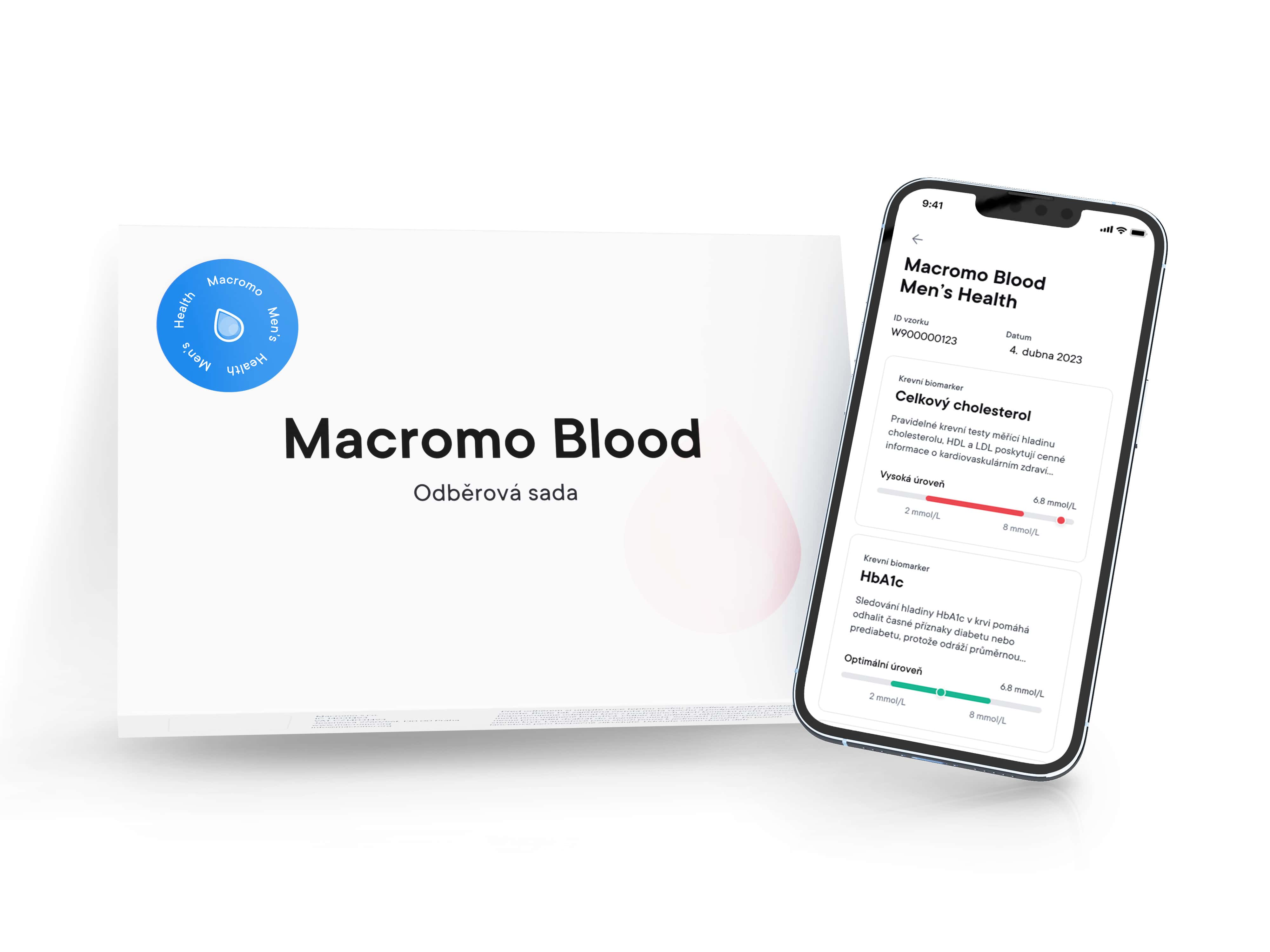 Macromo Krevní test muž