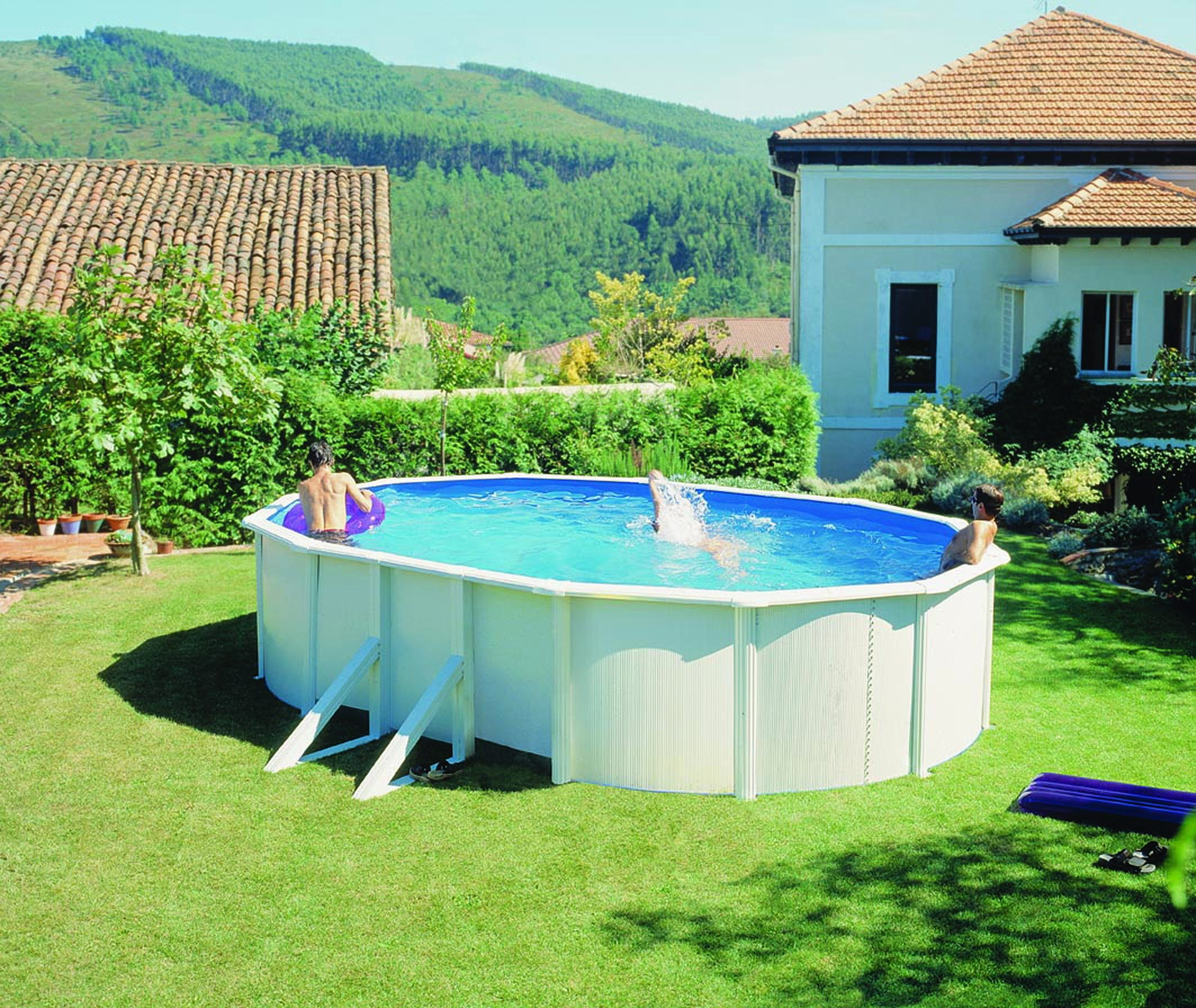 Bazén Planet Pool Classic WHITE/Blue - samotný bazén 535x300x120 cm vr. skimmera