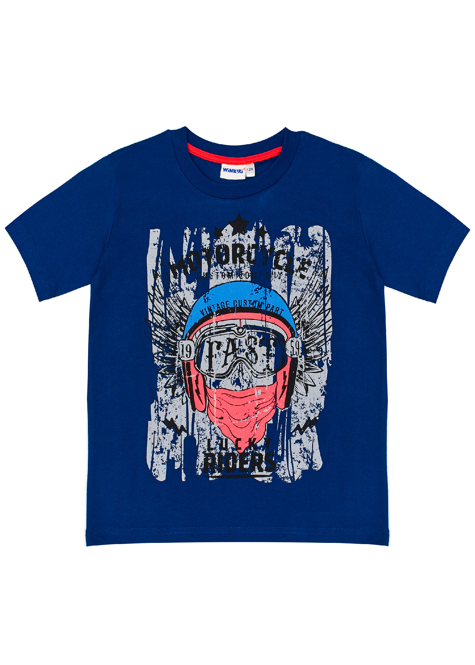 Chlapecké triko - Winkiki WJB 91380, tmavě modrá Barva: Modrá, Velikost: 134