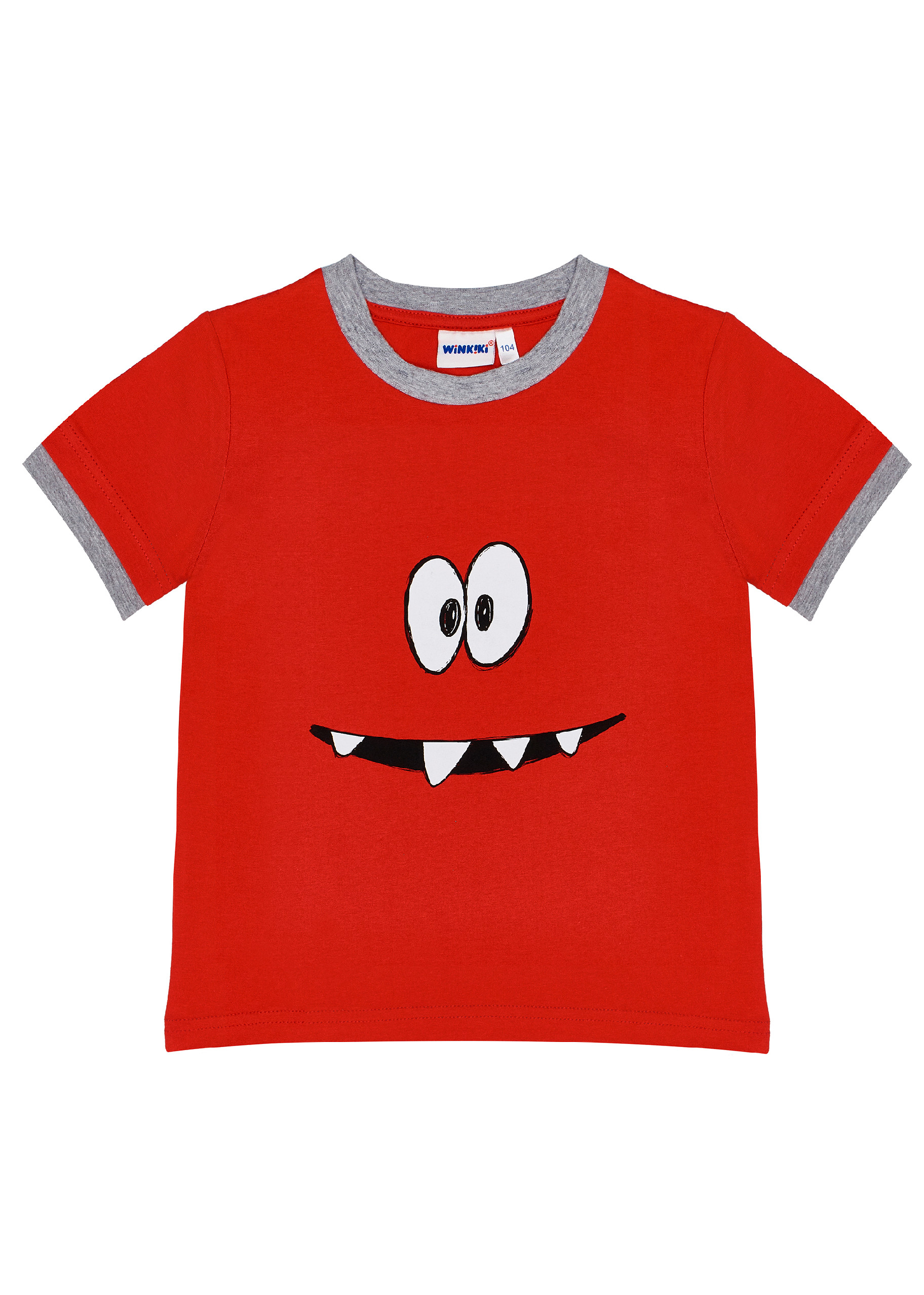 Chlapecké triko - Winkiki  WKB 91322, červená Barva: Červená, Velikost: 116