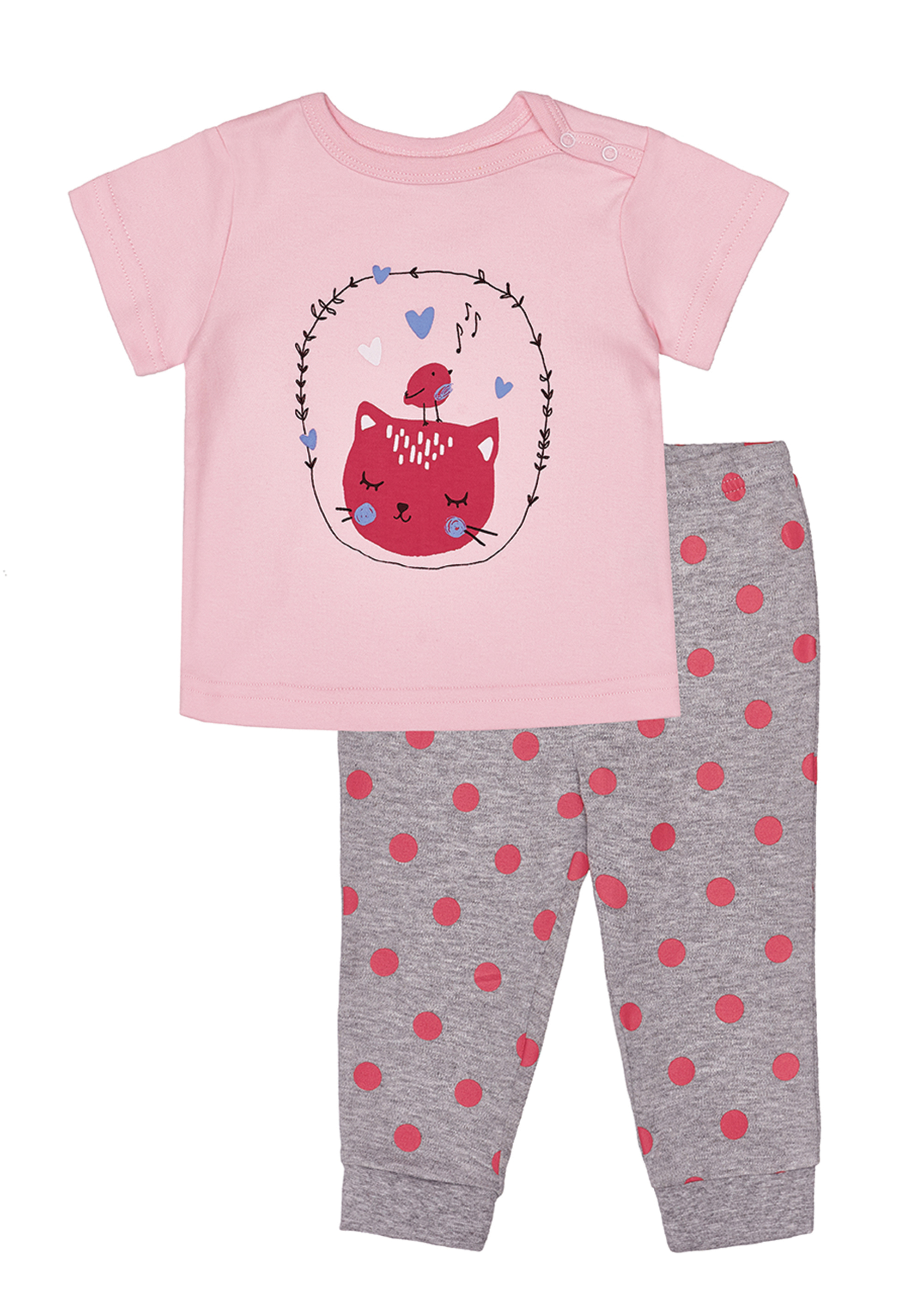 Dívčí pyžamo - Winkiki WNG 91307, růžová Barva: Růžová, Velikost: 80