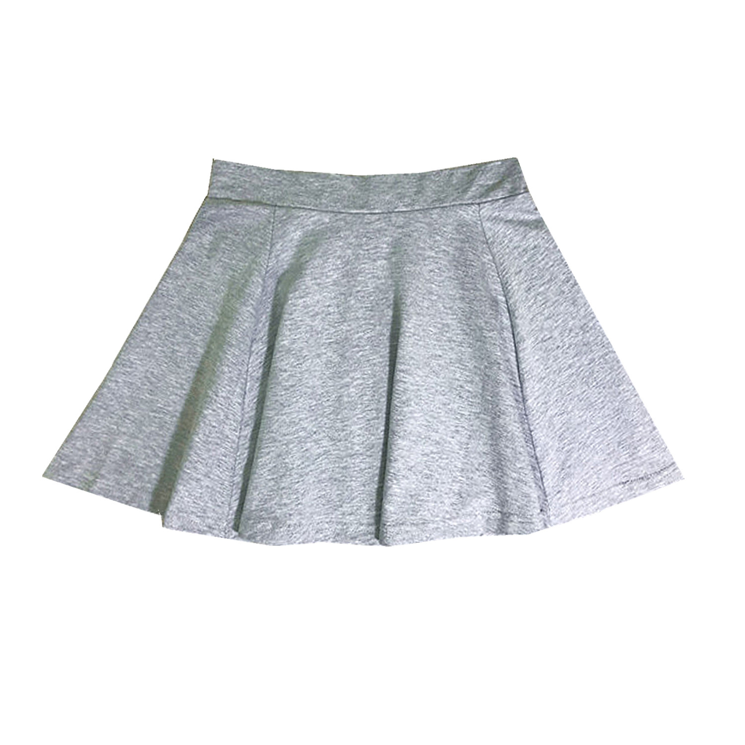 Dívčí sukně - KUGO JS5942, šedá, růžová Barva: Světle šedý melír, Velikost: 164